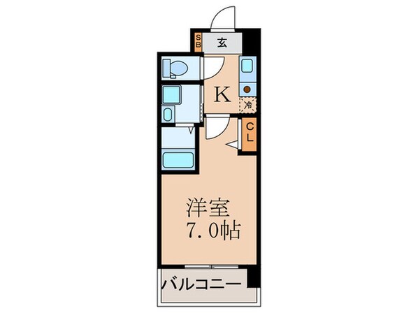 SWISS梅田東の物件間取画像